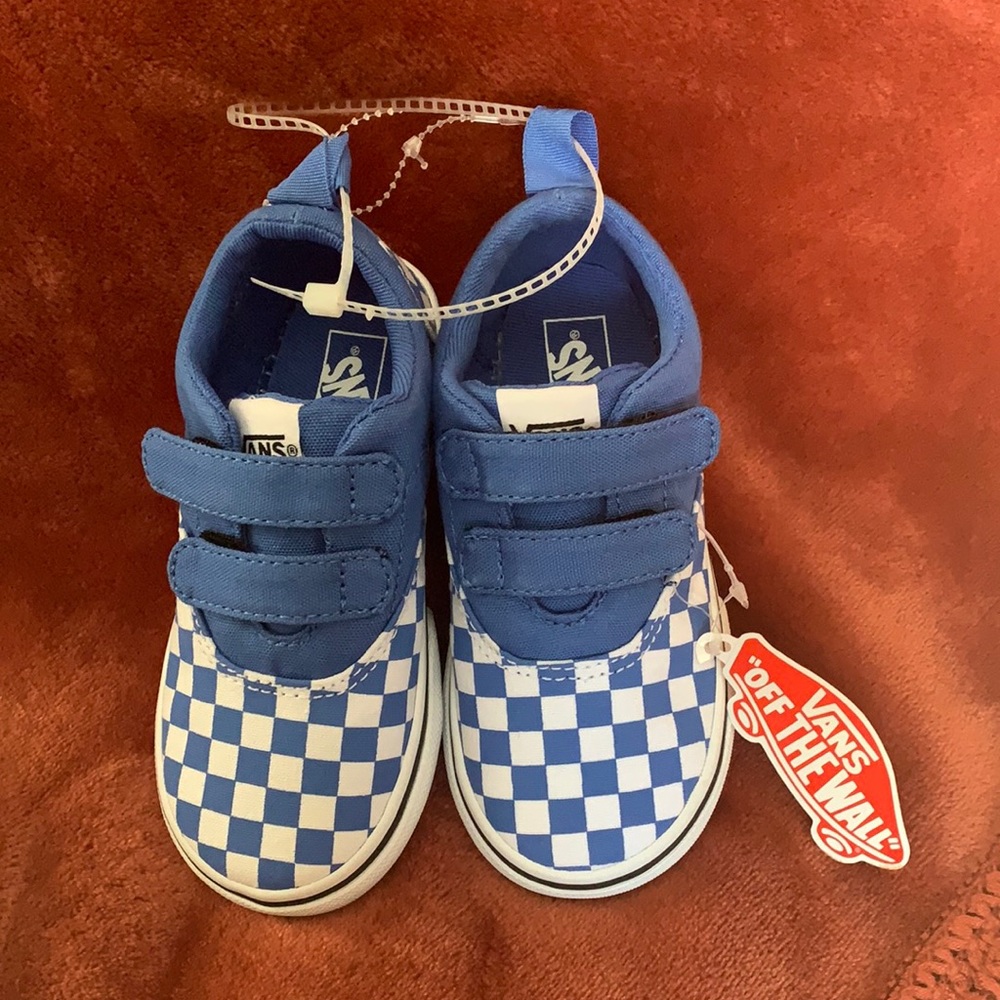Blue toddler vans